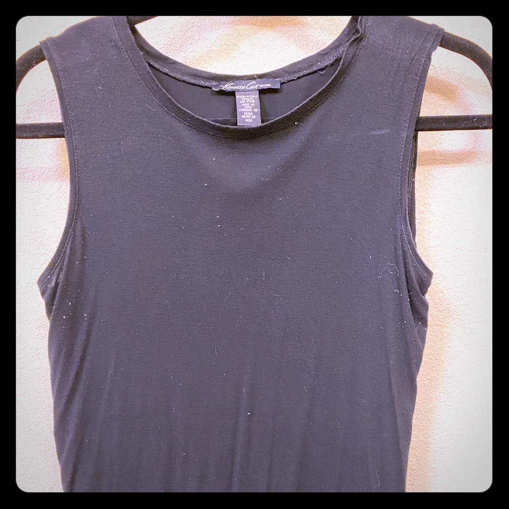 Kenneth Cole Black Sleeveless Blouse